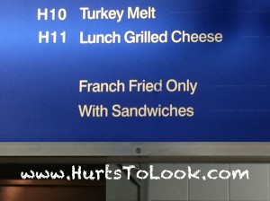 Photo of Franch Fried Only With Sandwiches